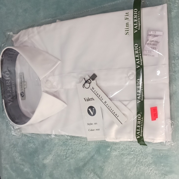 Valerio Other - Valerio White dress shirt for men. Nwt